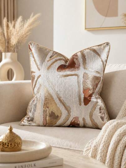 غطاء وسادة جاكار حديث بسيط، مناسب للأريكة وغرفة المعيشة والنوم، المقاس: 45سم*45سم/18بوصة*18بوصة، 50سم*50سم/20بوصة*20بوصة، ديكور المنزل والغرفة والمكتب (لا يشمل إدراج الوسادة)