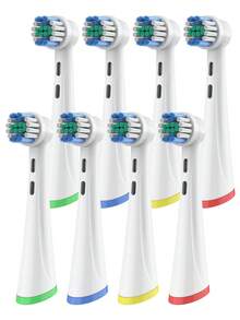 4/8/12 Piezas Compatibles con Cepillo de Dientes Eléctrico OralB IO, Cabezales de Cepillo de Repuesto Profesionales Compatibles con Cepillos de Dientes Eléctricos Oralb IO (2/3/4/5/6/7/7G/8/9/10) Series - Ver 12