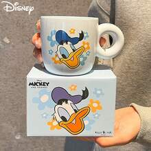 Disney Mickey, Minnie, Daisy, Donald, Stan Ceramic Mug Home Couple Water Cup Birthday Gift Milk Cup - Multicolor - View 12
