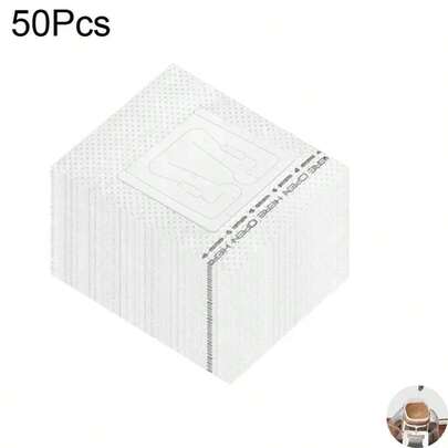 50/100/150 túi lọc cà phê di động có quai, túi lọc cà phê giấy dùng một lần phù hợp với nhiều loại cốc/máy pha cà phê, thích hợp cho du lịch, cắm trại, gia đình, trường học và văn phòng, thích hợp cho dịp Quốc khánh.