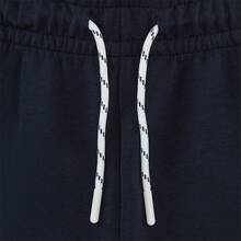 LI-NING Women's Sweat-Wicking Shorts, LN BASE DRY Breathable Loose Casual Sweatpants AKSW206 - 深幽藍 - 查看 6