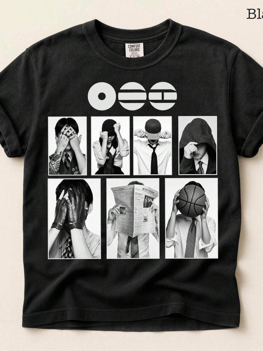 World Tour Shirt, Bangtan 2026 Concert Tee - Black - View 1