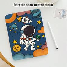 1 tấm lót bàn xoay 360° có khe cắm bút, vỏ da PU kèm giá đỡ, chức năng tự động tắt/mở màn hình, họa tiết phi hành gia, tên lửa, ngôi sao, mây, thích hợp làm quà tặng nhân dịp tựu trường, ngày Valentine, quà tặng ngày lễ. - Nhiều màu - Xem 6