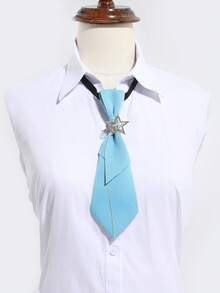 1 chiếc cà vạt nữ in hình ngôi sao, thích hợp cho những buổi đi chơi thường ngày và hẹn hò. - Nhiều màu - Xem 3