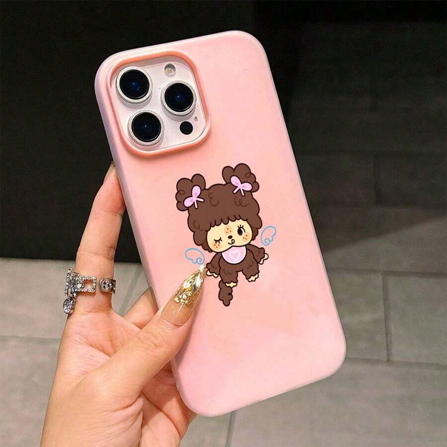 スマホケース 2in1 可愛いデザインシンプルデザイン ミニマル 大人上品 TPU+PP二層構造 液状感シリコン 全面保護 耐衝撃 傷防止 カメラレンズ保護 17pro Max/17pro/17/11/12/13/14/15/15Pro/15PluS/15Pro Max/16/16Pro/16PluS/16Pro Max/MIN/X/XR 対応 インスタ映え 贈り物に最適 - 粉色 - チェックする 1