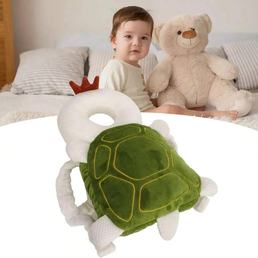 Cojín Protector De Cabeza Ajustable Mochila De - Verde - Ver 1