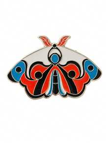 1/6 pièces Broche de niche délicate de dessin animé, décoration polyvalente pour manteau, costume, pull, excellent cadeau pour amies, accessoires élégants - Multicolore - Voir 13