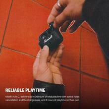 Marshall Tai nghe Bluetooth không dây Motif II ANC True Wireless, chống ồn chủ động, thời gian phát nhạc 30 giờ, hỗ trợ âm thanh LE, âm trầm sâu đặc trưng, lý tưởng cho du lịch, nghe nhạc, thể thao và gọi điện. - Xem 4