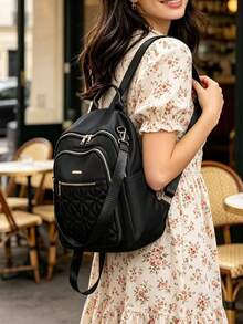 Women Fashion Backpacks - Negro 3 - View 5