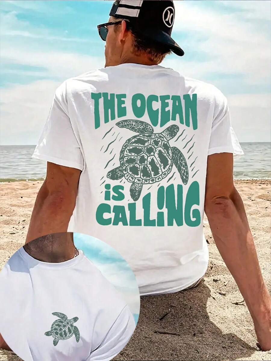 T-shirts pour hommes - Blanc - Voir 1
