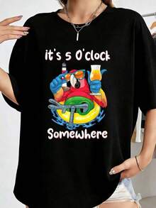 Women T-Shirts - Black - View 1