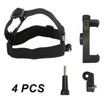 50pcs/9pcs/4pcs/2pcs Universal Head & Chest Mount Holder, Adjustable Phone & Camera Strap Clip, Suitable For POV Vlogging Live Streaming, Compatible With Smartphones, Action Cameras, Outdoor Sports Filming & Recording Accessories For Travel, Fishing, Cycling, Skiing, Skateboarding And More - Multicolor - View 16