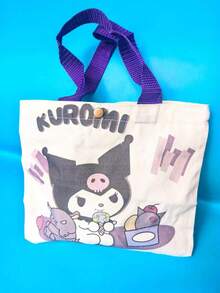 SANRIO New Canvas Handbag For Students, Portable Lunch Bag For Work, Versatile Small Tote Bag For Outings - Back-to-school Bag - View 13