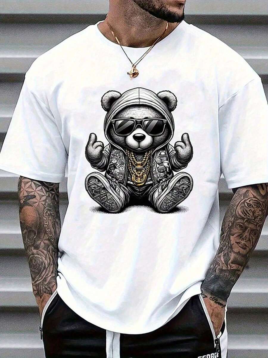 Men T-Shirts - White - View 1