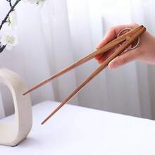 Pinzas de cocina, utensilios de cocina, pinzas para alimentos, pinzas de madera para tostadoras domésticas. - Ver 5