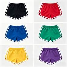 Random 6-Piece Women's Sports Shorts, Dolphin-Shaped Buttocks Sports, Gym Shorts, Strength Training, Cycling, Hiking And Running Pants, Spring, Summer And Autumn Clothing, Valentine's Day Gift, Easter Gift, Multi-Color Random 6 Pieces - 6 màu hỗn hợp - Xem 2