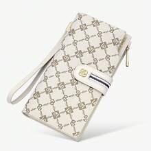 Women's Wallet And Card Holder Combo Large Capacity Clutch Bag Women - Green Printing - View 8