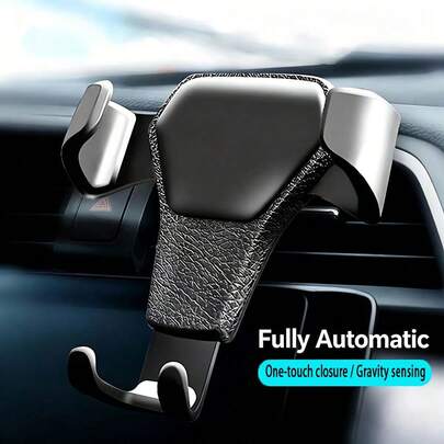 1 pieza Soporte de teléfono para coche con sensor de gravedad, soporte de ventilación multifuncional para navegación