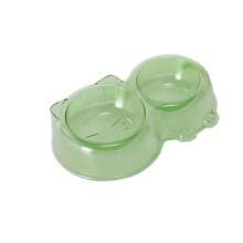 Cuenco de comida para gatos: juego de cuencos dobles para mascotas, cuencos de alimentación antiderrames para perros y gatos, cuencos de agua y comida para mascotas antideslizantes, - Blanco - Ver 7