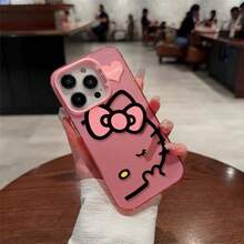 SANRIO サンリオ Tpu 7/8/11/12/13/14/15/16 Plus/E/17 Pro Max/Air - 透明な黒 - チェックする 7