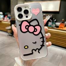SANRIO サンリオ Tpu 7/8/11/12/13/14/15/16 Plus/E/17 Pro Max/Air - 透明な黒 - チェックする 4