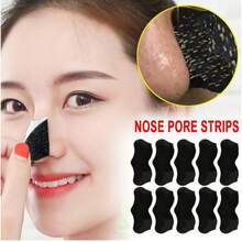 30 miếng dán lột mụn đầu đen làm sạch sâu vùng mũi, loại bỏ hiệu quả các tạp chất trong lỗ chân lông mũi và mặt, tẩy tế bào chết tự nhiên, nhẹ nhàng làm thông thoáng lỗ chân lông (Vui lòng làm ướt mũi trước khi sử dụng) - Nhiều màu - Xem 4