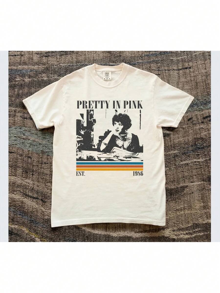 Pretty In Pinkie Unisex T-Shirt For Men And Women, 100% Cotton, Soft, Essential For Casual Streetwear In Any Season, Versatile Style For All Seasons, Affordable For Everyday Wear And A Perfect Gift For Fans And Friends - 220g - 白色 - 查看 1