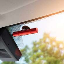 Martillo de para automóvil 2 en 1, rompedor de ventanas, herramienta de escape de emergencia - Multicolor - Ver 5