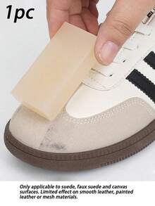 1pc Portable Suede Shoe Cleaner, Non-Abrasive Dry Cleaning Stain Remover, Multi-Purpose Shoe Cleaner Suitable For Velvet, Leather, Sneakers And White Shoes, Travel-Friendly Shoe Care Accessory, Suitable For Men And Women, Spring/Summer, Beach, Vacation, Bedroom Decor, Bridesmaid Gift And Sneakerheads Daily Essential - Upgraded Version - View 11