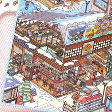 4sheets/Bag Sticker Pack Street Corner & Hot Spring Town Series, Exquisite Town Themed Landscape Stickers, Suitable For Decorating Cards, Photo Frames, Computers, Phone Cases, Water Bottles, Old Magazines, Pencil Boxes, Luggage And Desktop Decoration, Back To School Supplies Stickers - Sticker Pack - View 3
