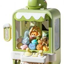 Mini Máquina De Garras Para Niños Juguete Peluche Con Sonido - Verde - Ver 4