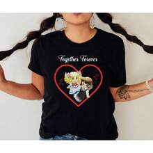 Candy Candy Anime Together Forever T-Shirt - Hitam - View 4