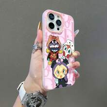 Villanos de  con fondo rosa de . Esta elegante funda para teléfono es compatible con Samsung, Apple, VIVO, OPPO, , Transsion, ,  y Honor. Fabricada en silicona TPU, ofrece protección contra golpes y caídas, además de una sensación superior. Es un regalo ideal para familiares, amigos y seres queridos, y una opción perfecta para el Día de San Valentín y Año Nuevo. Funda para teléfono Maestra, funda para iPhone, funda para iPhone 17 Pro, funda para iPad, fundas para teléfono, funda para iPhone 16, funda para iPhone 17, funda para iPhone 15, funda para iPhone 17 Pro Max, funda para iPhone 15, funda para iPhone 16 Plus, funda para iPhone 14, funda - Rosa - Ver 5