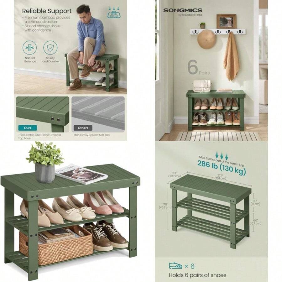 Shoe Racks - Vert forêt - Voir 1