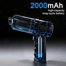 Upgraded Cordless Handheld Vacuum Cleaner, Long-Lasting Battery (Built-In 2000mAh Lithium Battery), 4-In-1 Blow/Suction Design, Powerful Cyclone System, Strong Suction, Quiet Operation, Low-Voltage Motor, Multifunctional Stick Vacuum Cleaner, Compact And Portable, Suitable For Car, Office, Room, Sofa, Bedding Cleaning - Cordless - View 8