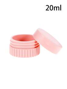 1pc Silicone Refillable Container, Silicone Travel Jar With Lid, Portable Travel Powder Compact, Cream Jar With Lid, Toiletry Travel Containers, Suitable For Body Cream, Lotion, Jewelry Storage Box - Multicolor - View 13