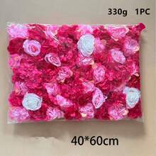 1PC,60 Cm/23.62inch, Luxurious White Rose Artificial Flower Wedding Dining Flowers, Artificial Flower , Long Flower Rows For Wedding Celebration, Suitable For Weddings, Outdoor, Photography Props, Home Decoration, Flower Wall - Multicolor - View 12