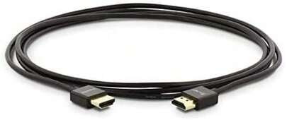 LMP 16638 - Cavo HDMI (m) a HDMI (m) - 4K a 60 Hz, super sottile, lunghezza 2 metri, nero