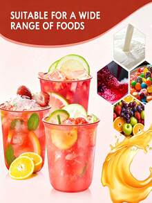 10/1pc Reusable Acrylic Drinking Cup, Cold Drink Cup, Multi-Functional Cup, Suitable For Cold/Hot Beverages, Coffee And Cold Drinks, Also Perfect For Outdoor Picnic - Multi-Functional And Easy To Clean - Multicolor - View 2