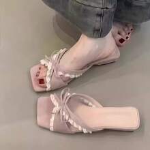 Women Flat Sandals - Pink - View 7