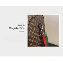 New Large-Capacity Travel Bag, Fashionable Shoulder Gym Bag, Suitcase, Trolley Bag, Business Large-Capacity Carry-On Bag - Coffee - View 7