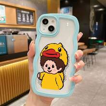 Pixel クリアウェーブ スマホケース キャラクタープリント 女性向け スマホケース Pixel 8A/8/8 Pro/9/9 Pro/9A/10/10PRO/Pixel 8A/8/8 Pro/9/9 Pro/9A/10/10PRO/17pro Max/17pro/17/11/12/13/14/15/15Pro/15PluS/15Pro Max/16/16Pro/16PluS/16Pro Max/MIN/X/XR 対応 ソフトシェル 耐衝撃 傷防止 クリスマスプレゼント - 远峰蓝 - チェックする 8