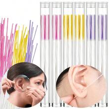 120pcs/60pcs Colored Ear Piercing Cleaning Thread, Removes Dirt & Odor, Prevents Ear Hole Blockage - View 1