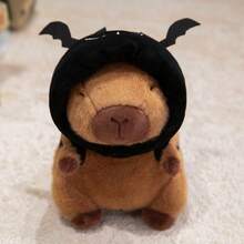 1 pieza Muñeco de peluche lindo de Capibara calabaza diablo de Halloween, muñeco de peluche divertido de Capibara para niños, regalo de cumpleaños, decoración de fiesta, adorno navideño, almohada decorativa - Capibara de Halloween - Ver 12