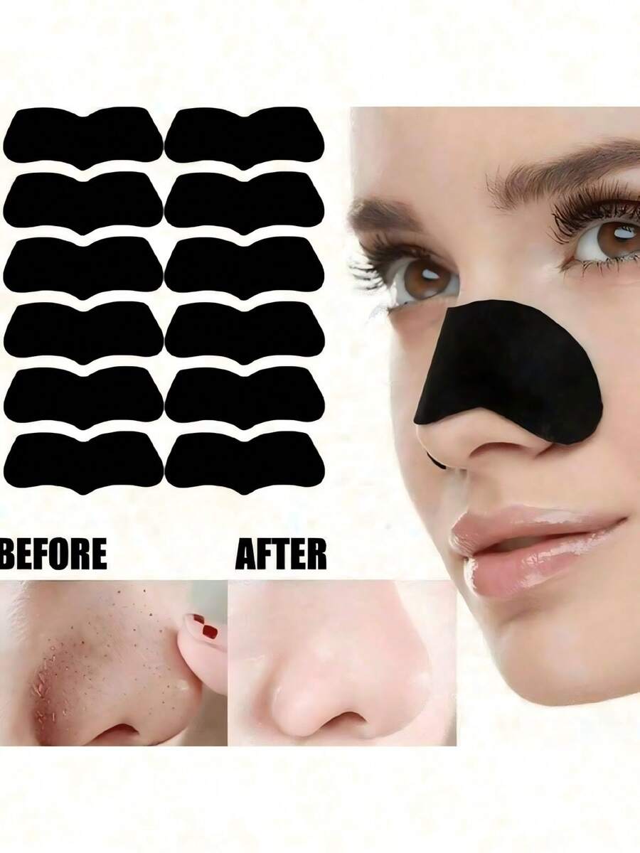30 miếng dán lột mụn đầu đen làm sạch sâu vùng mũi, loại bỏ hiệu quả các tạp chất trong lỗ chân lông mũi và mặt, tẩy tế bào chết tự nhiên, nhẹ nhàng làm thông thoáng lỗ chân lông (Vui lòng làm ướt mũi trước khi sử dụng) - Nhiều màu - Xem 1