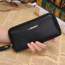 Fashionable Women's Clutch Wallet With Lychee Pattern, Casual Women's Handbag, Small Square Clutch Bag - Burgundy - View 6