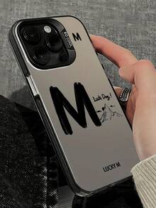 [Spedizione in 24 ore] Custodia per telefono antiurto con design a slogan in nero, 1 pezzo, compatibile con Apple 17 16 15 Promax 21 22 23 24 25 26 Ultra Galaxy 13 14 15 Pro Ultra, compatibile con iPhone 16, 15, 14, 13, 12, 11 Pro Max, adatta per resistenza all'acqua, protezione dalle cadute, resistenza ai graffi, come regalo di compleanno o anniversario, versione internazionale, non la versione domestica, regalo primaverile/epidemia. - nero - Visualizzare 11