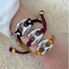 One Piece,Pig Nose Buckle Braided Bracelet, Pig Nose Metal Buckle Braided Bracelet, Suitable For Ladies To Wear Daily. - Pig Nose Bracelet - View 2