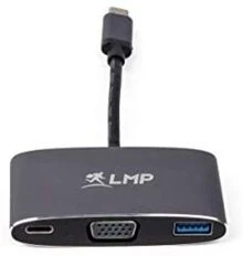 LMP USB-C Multiport Adapter VGA & USB USB Graphics Adapter 1920 X 1200 Pixels Black - View 1
