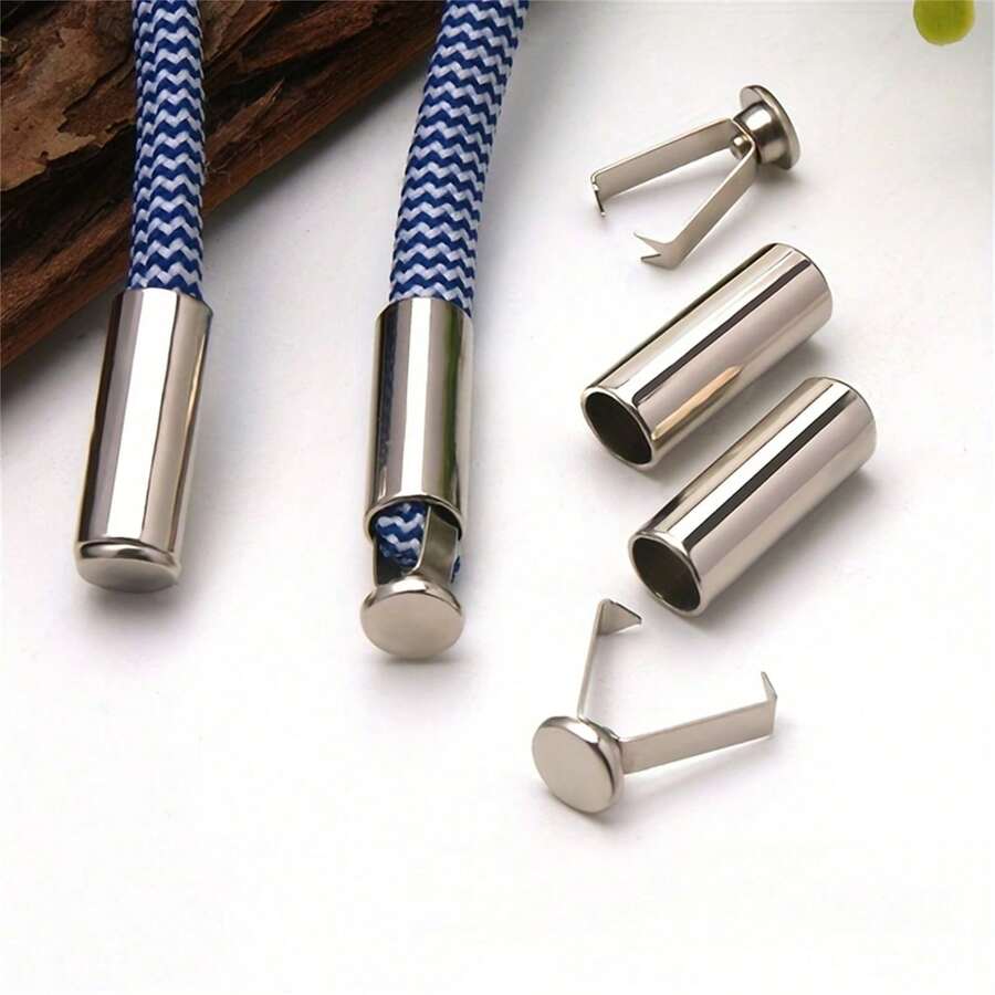 Heavy Duty Cord Lock, Button Style Shoelace Locks No Installation Required For Hoodies, Jackets, Pants And Cable Management, Adjustable Metal Buckle - Durable And Easy To Use, Essential DIY Craft Accessories, Cord Locks, Shoelace Locks, Rope And Strap Locks, Paracord Bracelet Clasps, Shoelace Clips, Hanging Cord Lock Rings Set, Suitable For Hanging, Shoelace Clips, Cord Lock Carabiners
